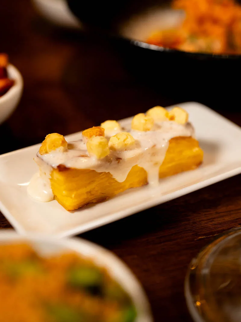 POTATO GRATIN, MANCHEGO