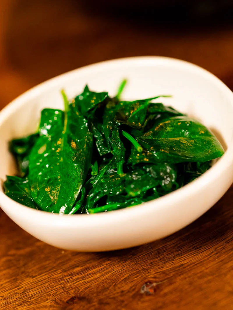 SAUTÈED SPINACH 2